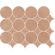 MARAZZI Concrete Look Slow Cotto Mosaico Circolare 32,1x41,6cm