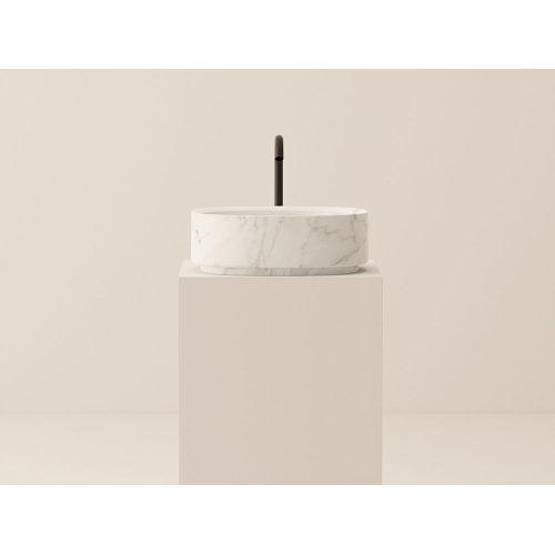 SANYCCES OASIS VASQUE A POSER CARRARA MARBLE 43X43X13CM
