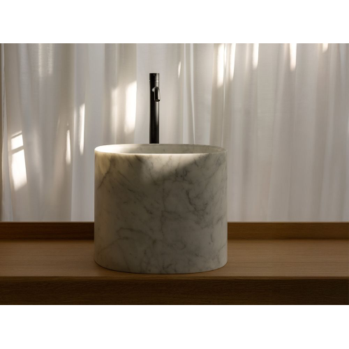 SANYCCES OASIS VASQUE A POSER CARRARA MARBLE 43X43X35CM