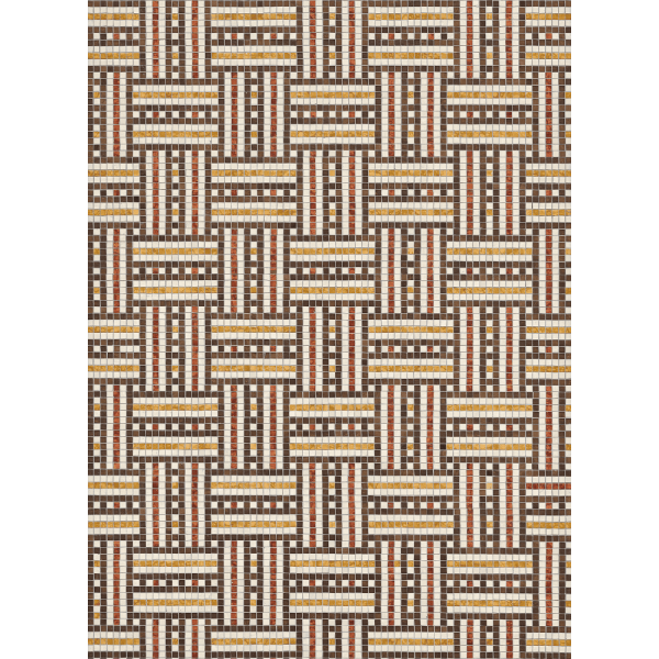 Bisazza Marmosaico Alma Tadema Brown 39,6x39,6CM