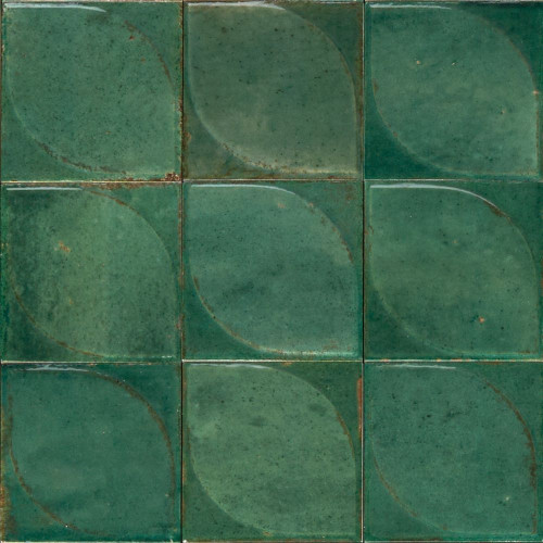 MARAZZI Crogiolo Lume 3D Dew Green lux 10x10cm