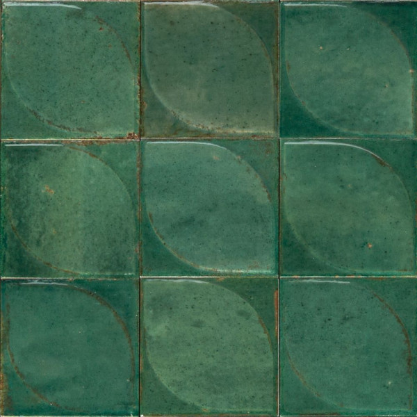 MARAZZI Crogiolo Lume 3D Dew Green lux 10x10cm