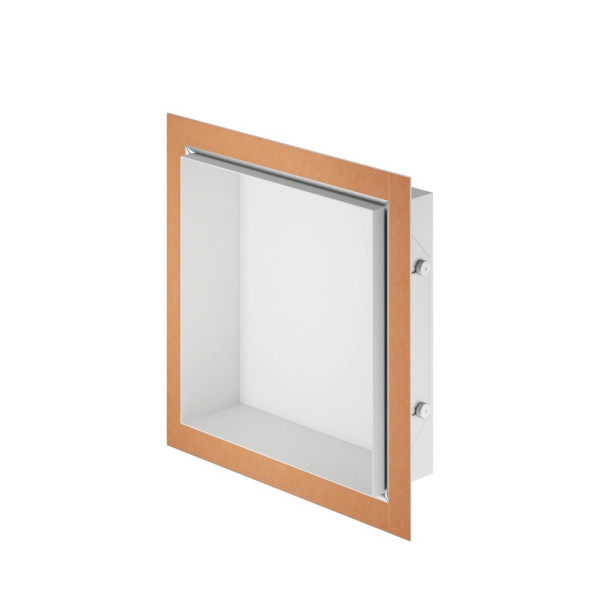 Niche murale Schlüter DESIGN NICHE MBW 300×300 mm – Aluminium blanc mat