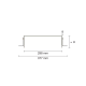 Niche murale Schlüter DESIGN NICHE MBW 300×300 mm – Aluminium blanc mat