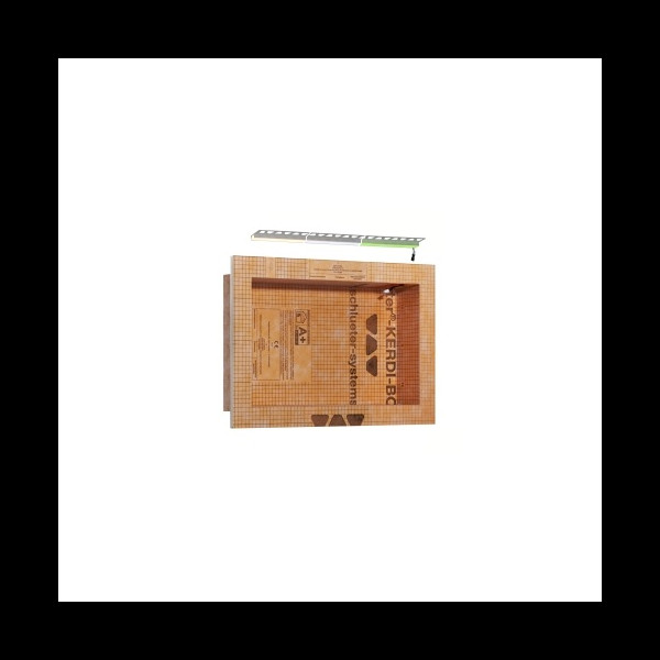 Niche murale éclairée Schlüter KERDI‑BOARD‑NLT 508x305mm – LED blanc neutre