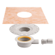 Kit évacuation de sol vertical Schlüter KERDI‑DRAIN KDBAV50GVB – DN50 avec siphon