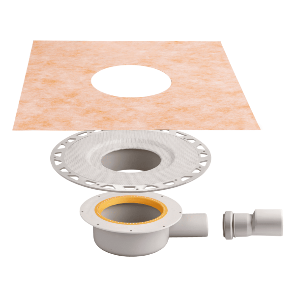 Kit évacuation de sol vertical Schlüter KERDI‑DRAIN KDBAV50GVB – DN50 avec siphon