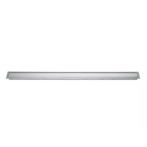 Grille et cadre de caniveau Schlüter KERDI‑LINE‑A SOLID 700 mm – Inox brossé