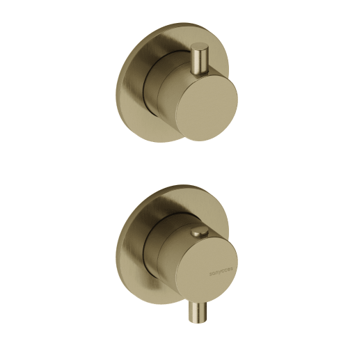 SANYCCES LOOP Thermostatique de douche mural horizontale ou verticale 1-2-3 voies