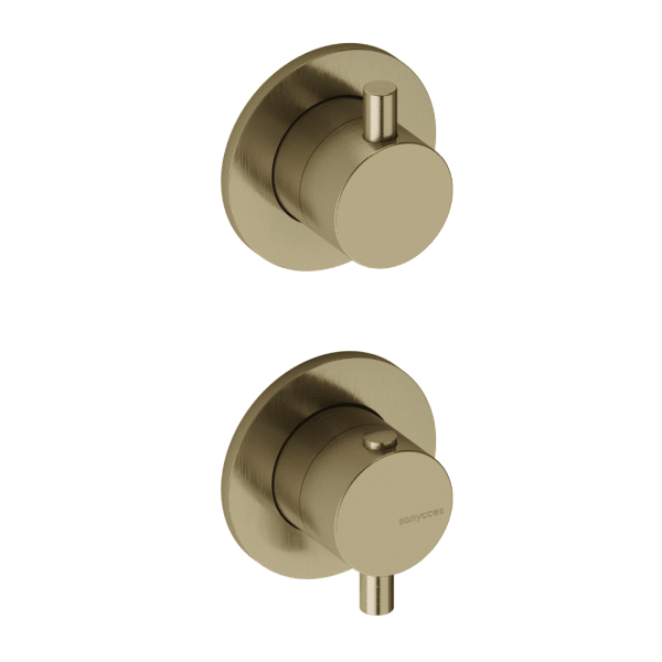 SANYCCES LOOP Thermostatique de douche mural horizontale ou verticale 1-2-3 voies