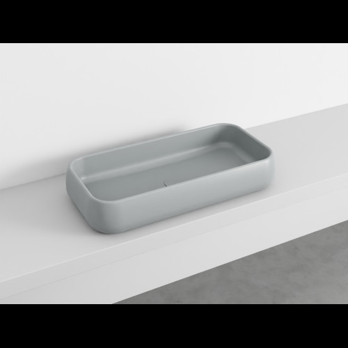 SHUI Lavabo Rectangulaire à poser sans trop-plein Brina 80X40X15h