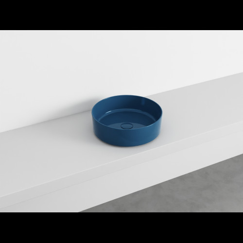 SHUI COMFORT Vasque à poser sans trop-plein Oltremare ø40 x 12,5 h