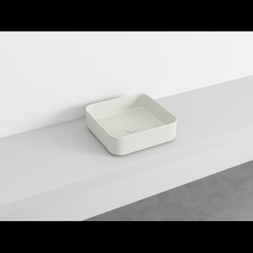 SHUI COMFORT Vasque à poser sans trop-plein Pomice 40 x 40 x 12,5 h