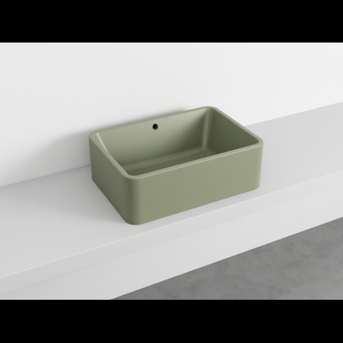 SHUI COMFORT Vasque à poser avec trop-plein Muschio 60 x 42 x 20 h
